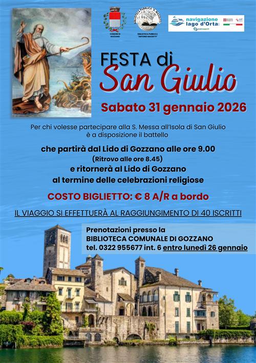 Battello per la festa di San Giulio