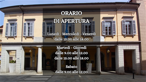 Nuovo orario di apertura della biblioteca comunale.